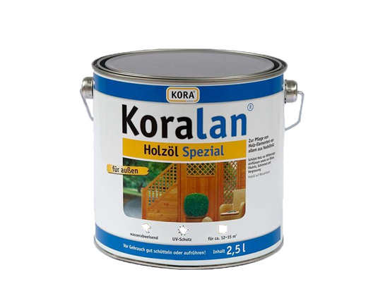 Koralan Holzöl Spezial Bangkirai 2.5 L für 12 - 15 m²
