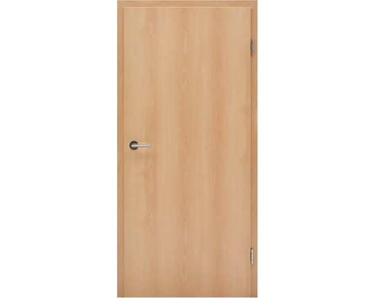 Zimmertür mit Zarge CPL Rotbuche hell Röhrenspanplatte Rundkante