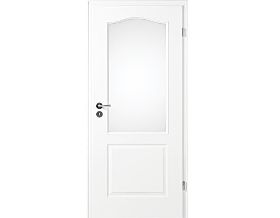 Zimmertür mit Zarge Narva 2FB LA-1G weißlack Rundkante