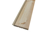 Profilholz Sibirische Lärche Rundprofil Softline 27 x 140 mm 3.00 + 4.00 + 5.10m
