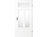 Zimmertür mit Zarge Narva 4FS LA-3G weißlack Lichtausschnitt Eckkante